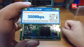 Zona Tek TPLink Adaptador mini PCI inalámbrico a 300 Mbps TLWN861N Ubx  inKTV HD [upl. by Ainoz156]