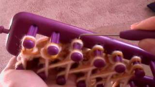 How to Knit With A Loom [upl. by Tessi140]