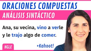 ANÁLISIS SINTÁCTICO de Oraciones COMPUESTAS con MÁS de DOS Verbos 😱 [upl. by Soph]