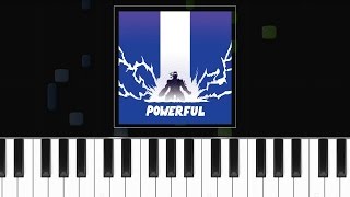 Major Lazer  Powerful ft Ellie Goulding amp Tarrus Riley Piano Tutorial [upl. by Narrad]