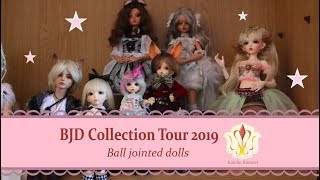 2019 BJD Collection Tour  Balljointed dolls [upl. by Elleina]