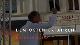 Den Osten erfahren  Höcke in Gotha  Tag 6 [upl. by Akiehsal]