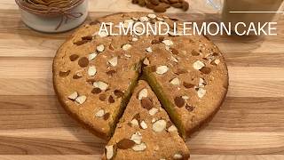 Quick Almond Cake Recipe with Lemon Zest  Easy 5Ingredient Dessert [upl. by Elfreda339]