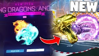 NEW PAINTED DUELING DRAGONS ANODIZED Item Shop On Rocket League [upl. by Yahsat]