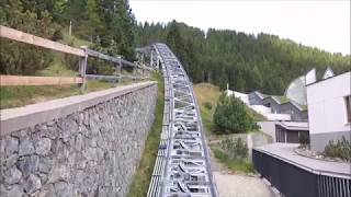 Tschuggen Express Arosa  Expressfahrt mit der neuen Standseilbahn  Funicular [upl. by Gnihc]