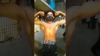 42 din body🏋💯 changed 60 day body challenge tranding fitness jaishreeram at home [upl. by Trip547]