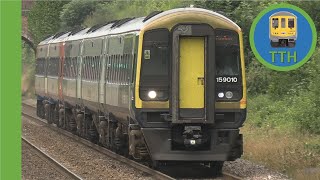 Trains at Whitchurch Hampshire [upl. by Nallek]