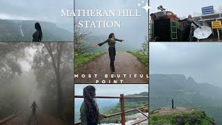 MATHERAN HILL STATION AND MOST BEAUTIFUL POINT COVERED IN ONE DAY OUT OF खिडकी matheranhillstation [upl. by Thaddaus]