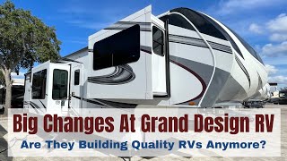 Big Changes At Grand Design RV  New Motorhomes And More [upl. by Adelice]