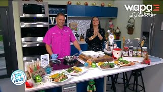 Receta para preparar una deliciosa mariscada  Viva La Tarde  WapaTV [upl. by Trebleht477]