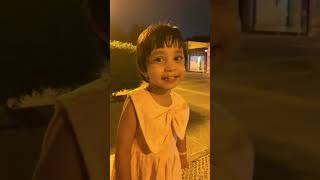 Water packet song By my 2 year old baby girl waterpacketsong arrahman tamilsong [upl. by Yule]