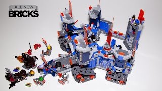 Lego Nexo Knights 70317 The Fortrex paired with Merloks Library 20 Speed Build [upl. by Sihtam]