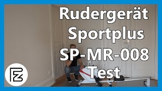 Rudergerät SPORTPLUS SPMR008 im TEST [upl. by Lissa]