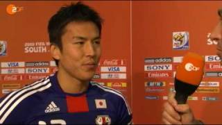 Makoto Hasebe speaks German [upl. by Ecnatsnok538]