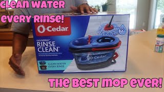 OCedar RinseClean Spin Mop amp Bucket System REVIEW [upl. by Gen]