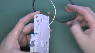 Fitting an RCBO in a Consumer Unit [upl. by Nonah367]