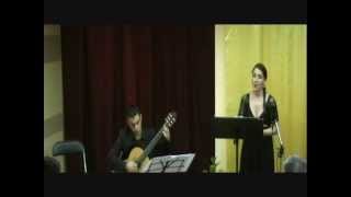 quotOmbre Amenequot di Mauro Giuliani 1781  1829 Davide Mocci chitarra e Alice Madeddu soprano [upl. by Jobyna343]