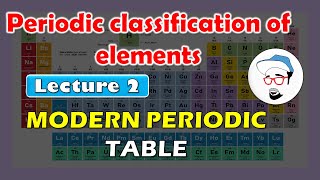 The Modern Periodic Table  Periodic classification of elements Class 10 SSC CBSE [upl. by Algy]