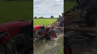 V56 Tractor Kubota ZT140 Plus Power plowing Tractor vlogs [upl. by Susejedairam24]