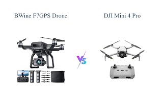 Bwine F7GPS Drone vs DJI Mini 4 Pro 🚁🔥  Ultimate Comparison [upl. by Bradly]