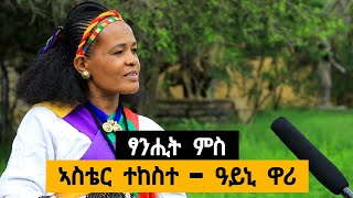 ፃንሒት ምስ  ስነ ጥበባዊት ኣስቴር ተከስተ ዓይኒ ዋሪ  astert tekeste ayni wari  tigrigna music  Aura multimedia [upl. by Crim872]