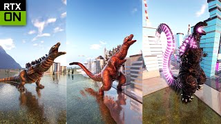 EVOLUTION of SHIN GODZILLA with RTX ON  4k   Roblox Kaiju Universe [upl. by Faustina705]