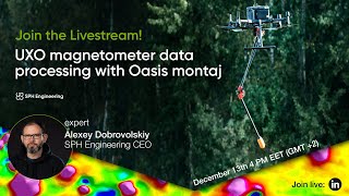 Livestream  UXO magnetometer data processing with Oasis montaj [upl. by Annoyed]