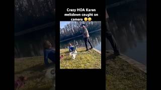 Funny crazy Karen meltdown caught on camera💀😂 funny karen shorts crime police cops memes [upl. by Hoxsie773]