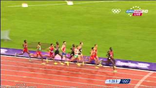 Mens 1500m Final  London Olympics 2012  Taoufik Makhloufi 33408 seconds [upl. by Edra]