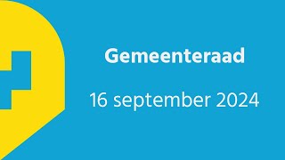 Gemeenteraad Zottegem 16 september 2024 [upl. by Haidadej921]