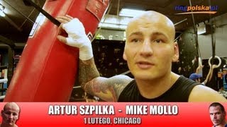 Artur Szpilka 4 dni przed walką z Mikem Mollo [upl. by Idet]