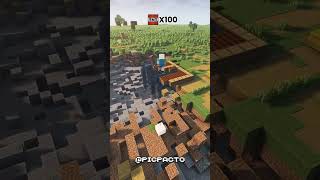 X500 TNT Explosion In Minecraft 🫨🤯 minecraft minecraftshorts shorts [upl. by Mis]