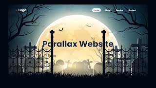 Parallax Scrolling Website HTML CSS amp Javascript  How to Make Parallax Website [upl. by Weissmann]