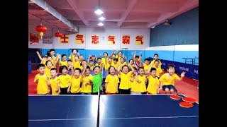 How Do Kids Train in China  Fuyang TT Training School 中国的乒乓小选手们是如何训练的 [upl. by Anaderol]