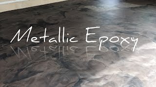 Metallic Epoxy Garage Floor [upl. by Baron]