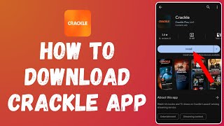 How to Download Crackle App 2024  Install Crackle App [upl. by Yursa854]