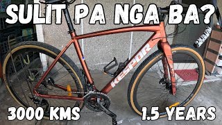 3000 KMS Kumusta na ang KESPOR GSX GRX Gravel Bike  KESPOR GSX GRX  BIKE REVIEW [upl. by Seek]