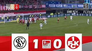 SV Elversberg gegen 1 FC Kaiserslautern 10  2 Bundesliga 202425  Spielen Höhepunkte [upl. by Uv]