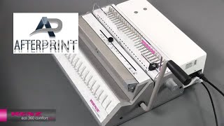 Renz ECO 360 Comfort Plus 21 Electric Wire Binding Machine  A quick demonstration video [upl. by Lleoj]