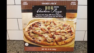 Trader Joe’s BBQ Recipe Chicken Pizza Review [upl. by Hylton]