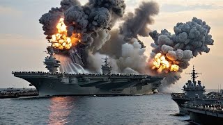 13 minutes ago Russian aircraft carrier destroyed by Ukraine while leaving for Yemen [upl. by Wellington905]