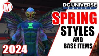 DCUO Spring Seasonal 2024 Styles and Base Items [upl. by Faubert]