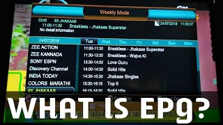 What is EPG Electronic Program Guide [upl. by Mellette903]