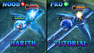 HARITH TUTORIAL 2024  MASTER HARITH IN JUST 17 MINUTES  UNLI DASH  BUILD COMBO AND MORE  MLBB [upl. by Alber320]