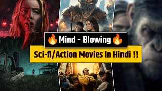 5 Best Scifi Action Movies In Hindi  Scifi Movies  Movie Grading [upl. by Suzan]