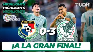 HIGHLIGHTS  Panamá 03 México  CONCACAF Nations League 2024  Semis  TUDN [upl. by Fidele]