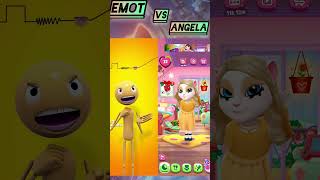 Who is the best🤣 Emot vs Talking Angella🤣🎵😃 tomthesinger emot talkingangella [upl. by Retla245]