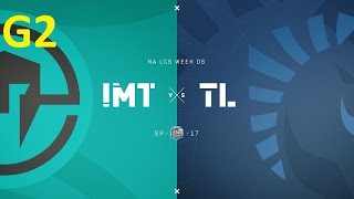 IMT vs TL Game 2 Highlights  2017 NALCS SPRING SPLIT  WEEK 6 DAY 1 [upl. by Ellinehc]