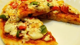 YEAST FREE PIZZAPAN PIZZA Yeast Free Pizza Without ovenEggless Yeast Free Pizaa Recipe [upl. by Thom]