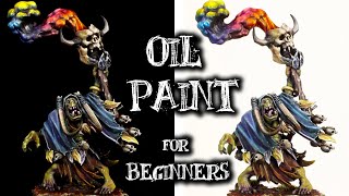 Oil paints miniature painting on EASY MODE [upl. by Koeninger]